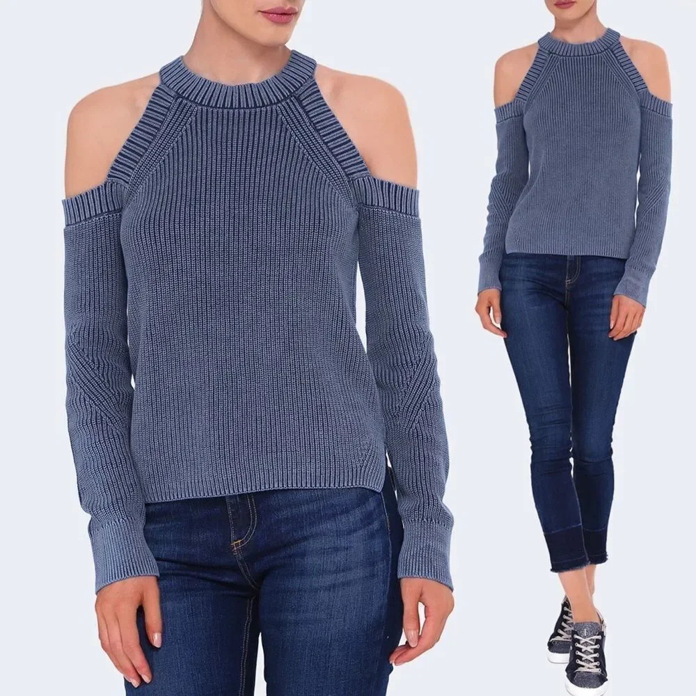Rag & Bone Dana Cold Shoulder Sweater Small